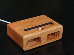 Wooden Acoustic iPhone Dock