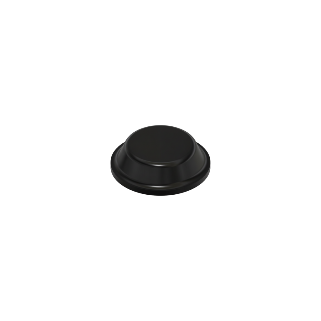 Cylindrical Self-Adhesive Bumpers BS01 - Black