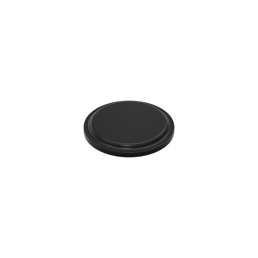 Cylindrical Self-Adhesive Bumpers BS05 - Black