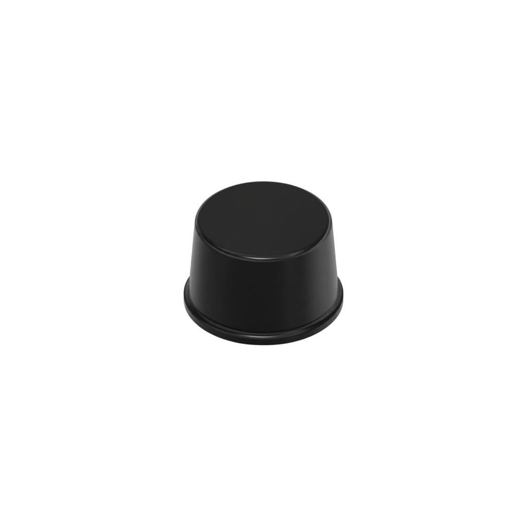 Butoirs adhésifs cylindriques BS06 - Noir