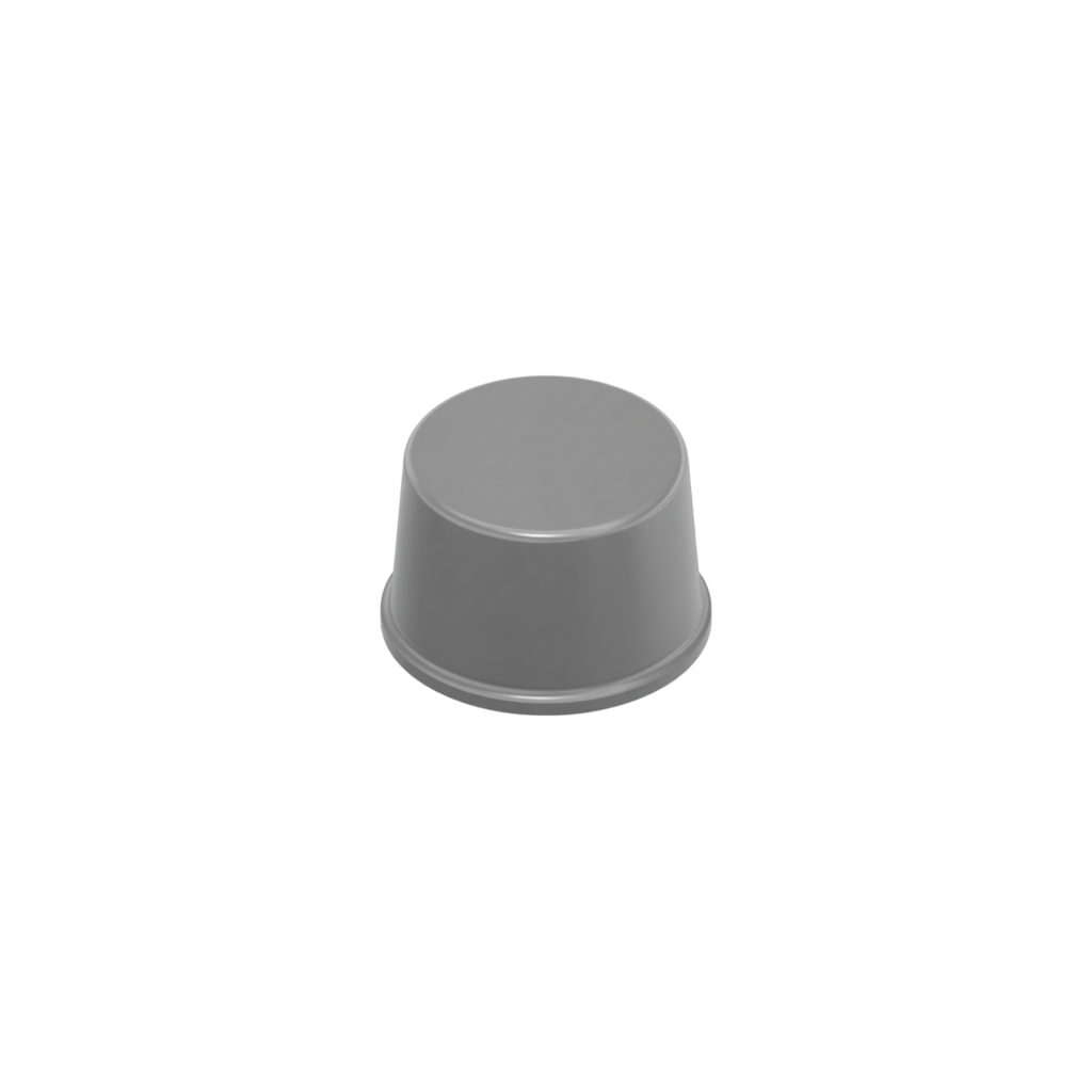 Butoirs cylindriques adhésifs BS06 - Gris
