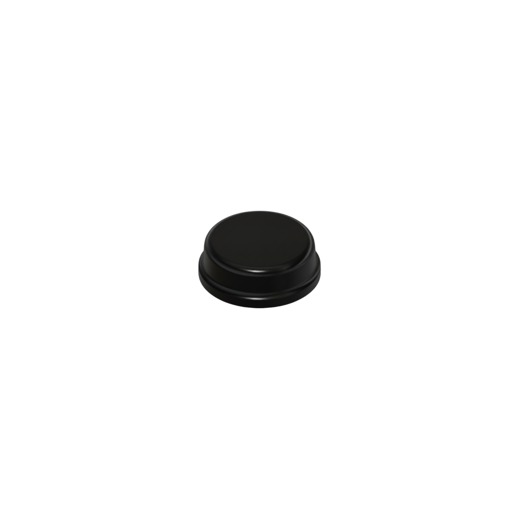 Cylindrical Self-Adhesive Bumpers BS34 - Black