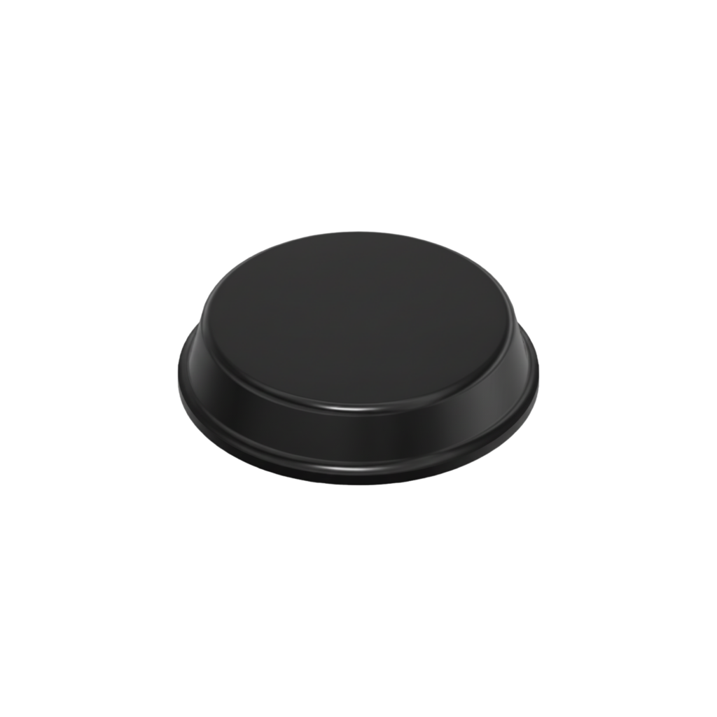 Cylindrical Self-Adhesive Bumpers BS44 - Black