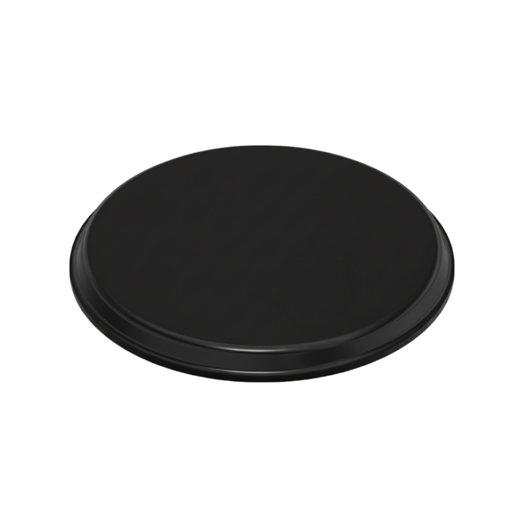 Cylindrical Self-Adhesive Bumpers BS72 - Black