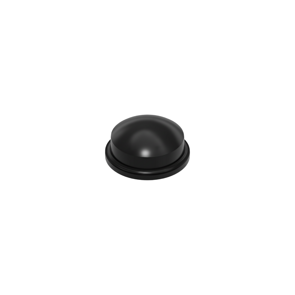 Hemispherical Self-Adhesive Bumpers BS02 - Black