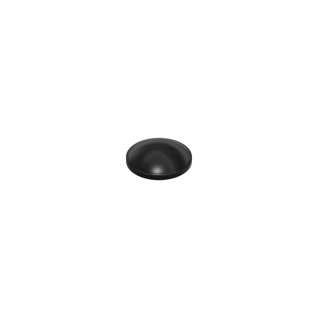 Hemispherical Self-Adhesive Bumpers BS07 - Black