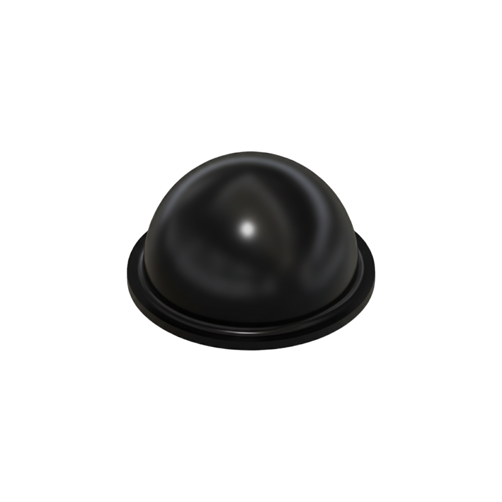 Hemispherical Self-Adhesive Bumpers BS08 - Black