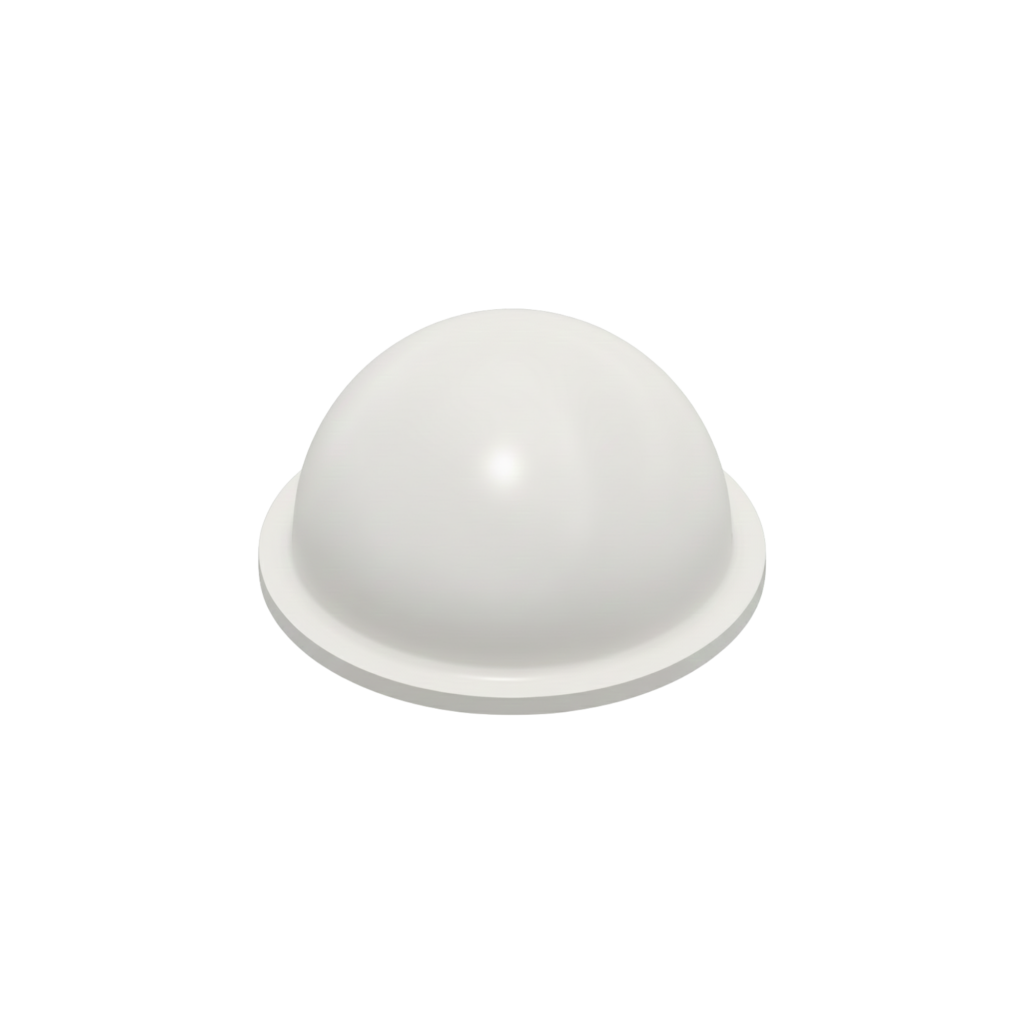 Hemispherical Self-Adhesive Bumpers BS08 - White