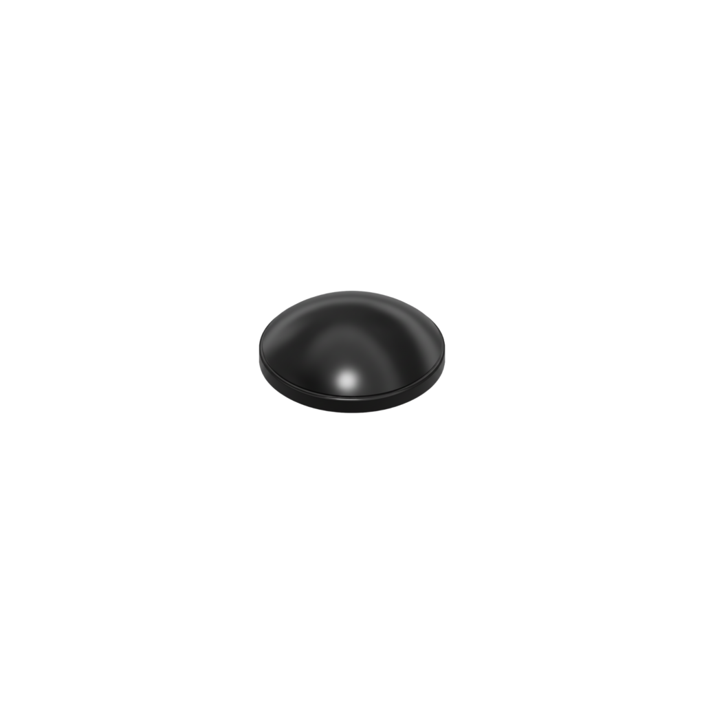 Hemispherical Self-Adhesive Bumpers BS10 - Black