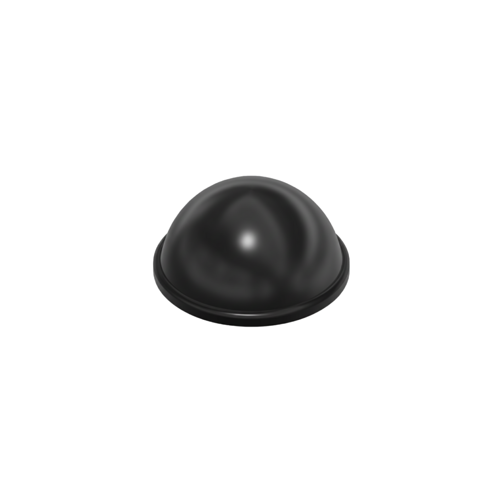Hemispherical Self-Adhesive Bumpers BS15 - Black
