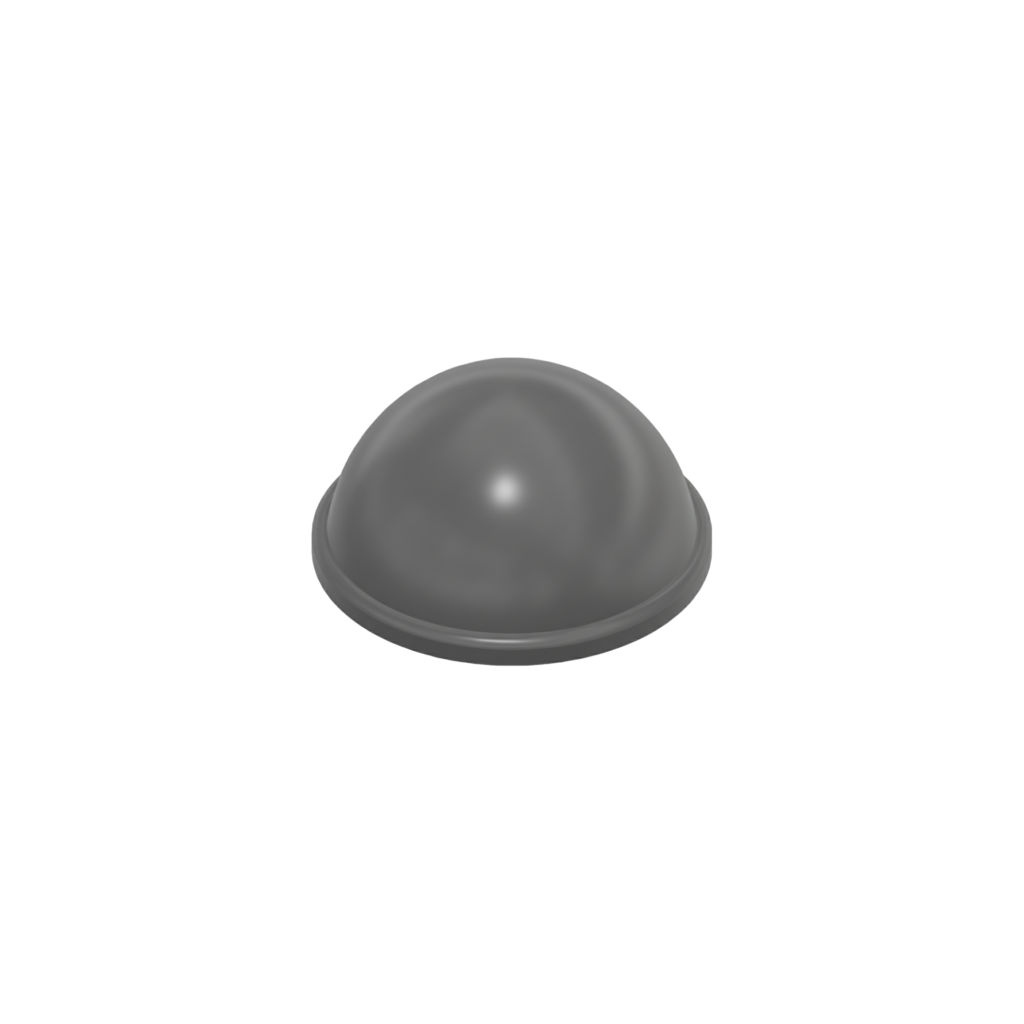 Hemispherical Self-Adhesive Bumpers BS15 - Gray