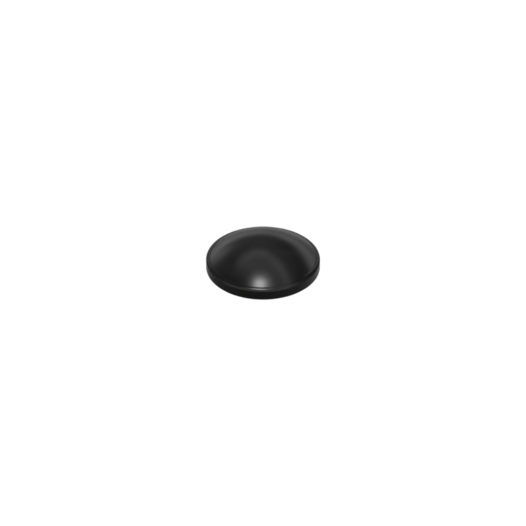 Hemispherical Self-Adhesive Bumpers BS27 - Black