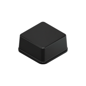 Square Self-Adhesive Bumpers BS04 - Black
