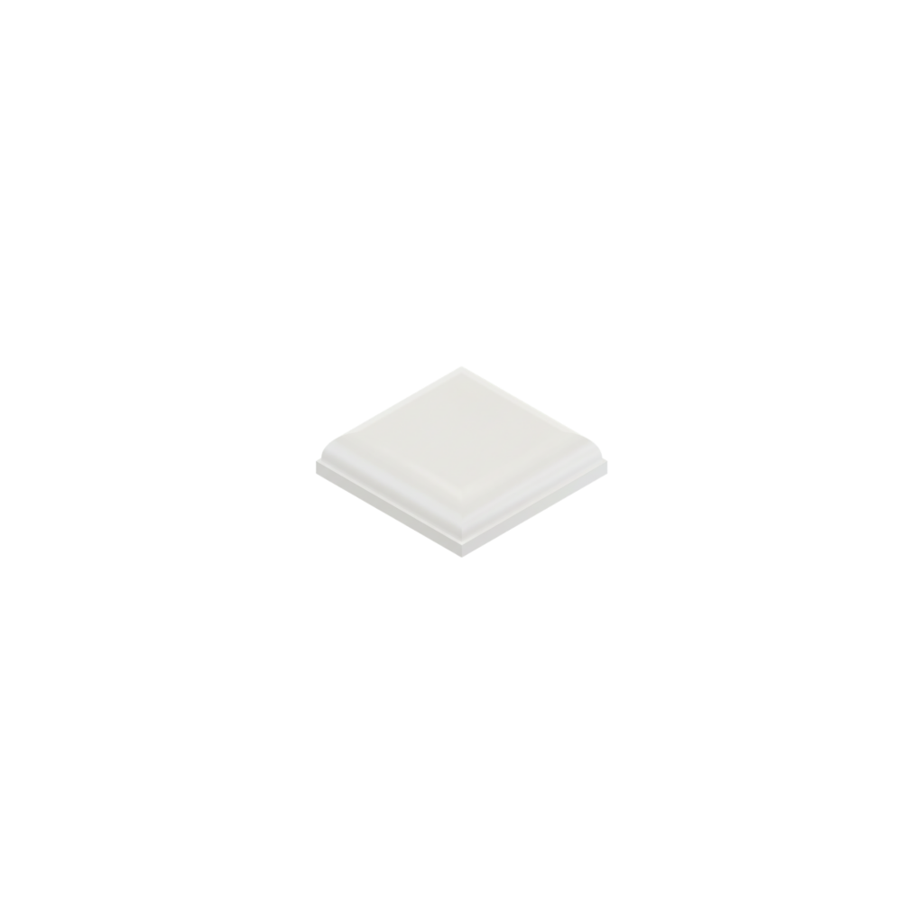Square Self-Adhesive Bumpers BS20 - White