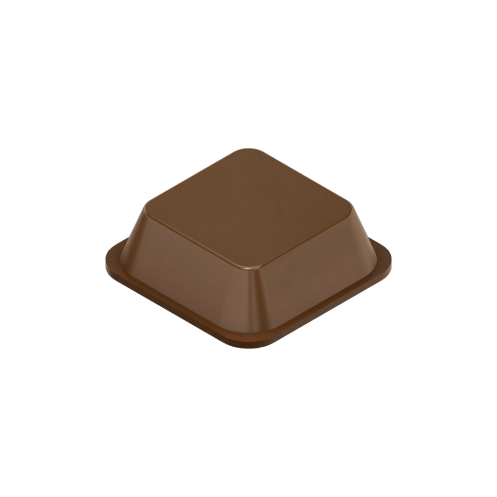 Square Self-Adhesive Bumpers BS29 - Brown