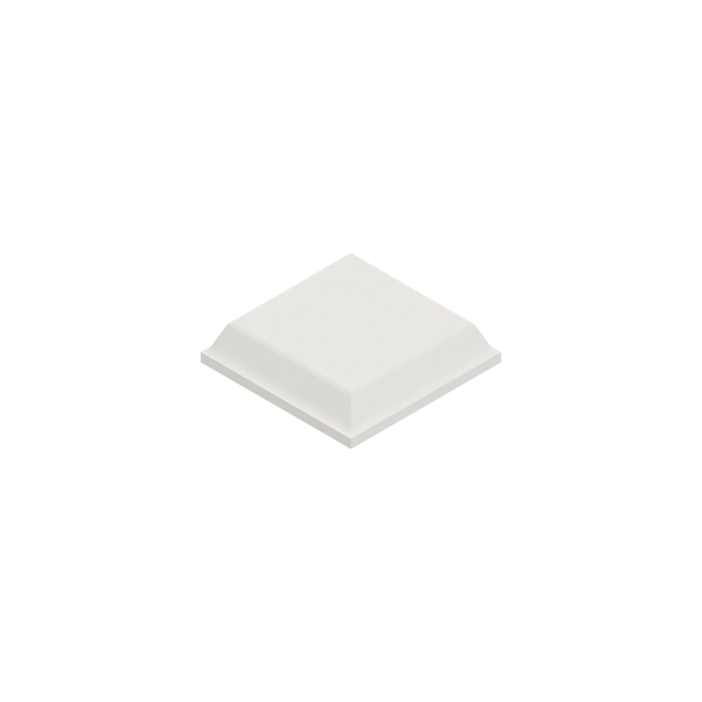 Square Self-Adhesive Bumpers BS32 - White