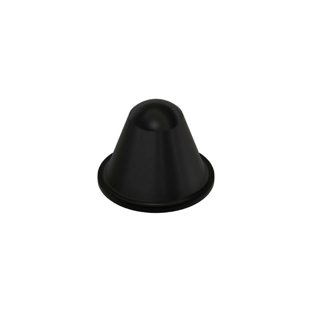 Conical Self-Adhesive Bumpers BS37 - Black