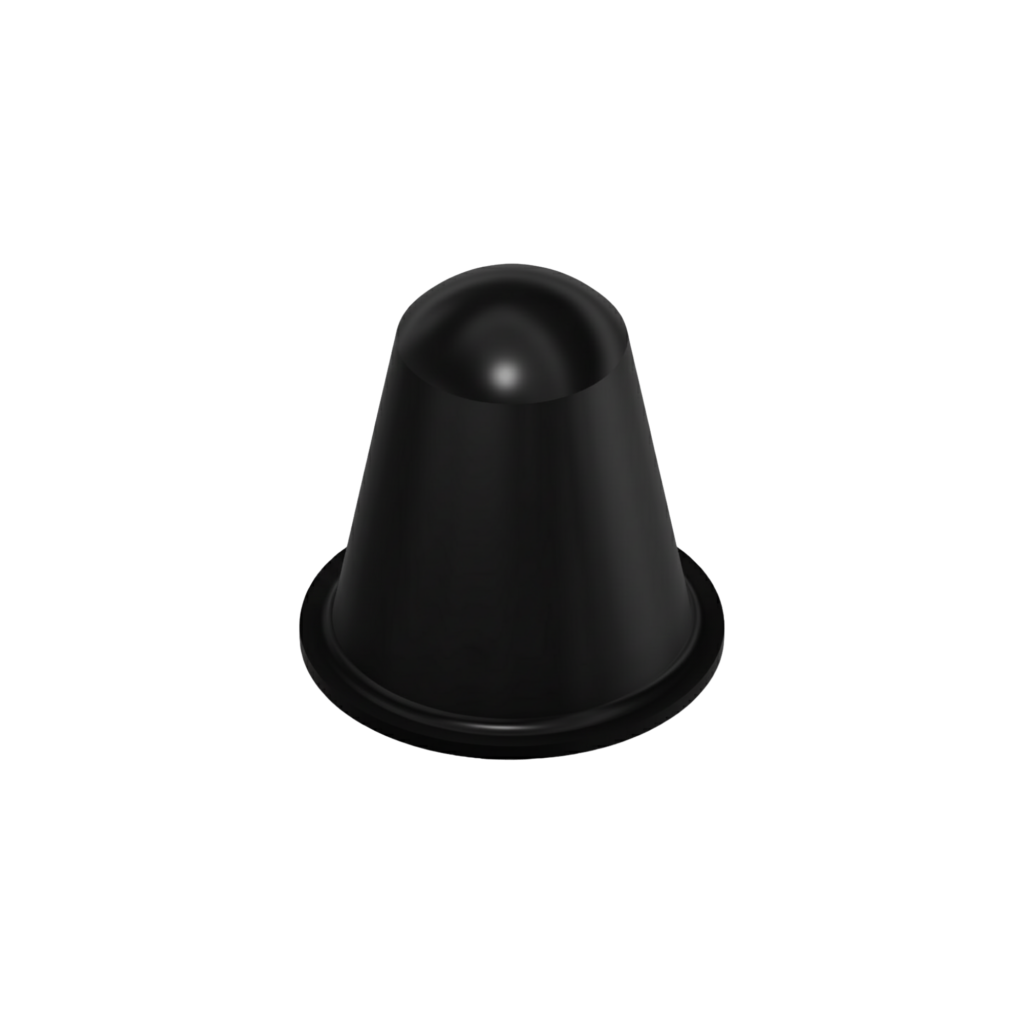 Conical Self-Adhesive Bumpers BS47 - Black