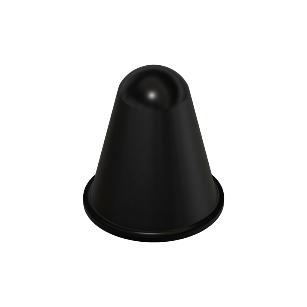 Conical Self-Adhesive Bumpers BS57 - Black
