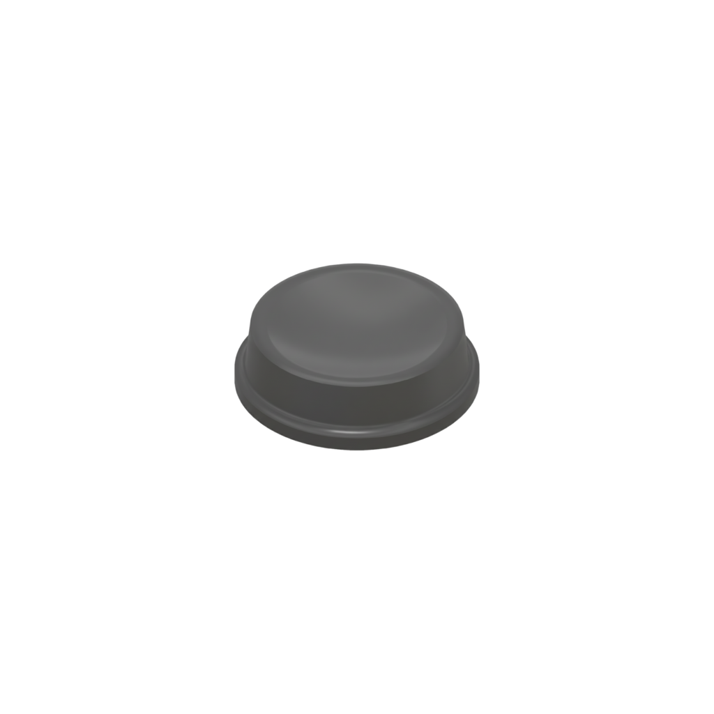 Recessed Self-Adhesive Bumpers BS18 - Gray