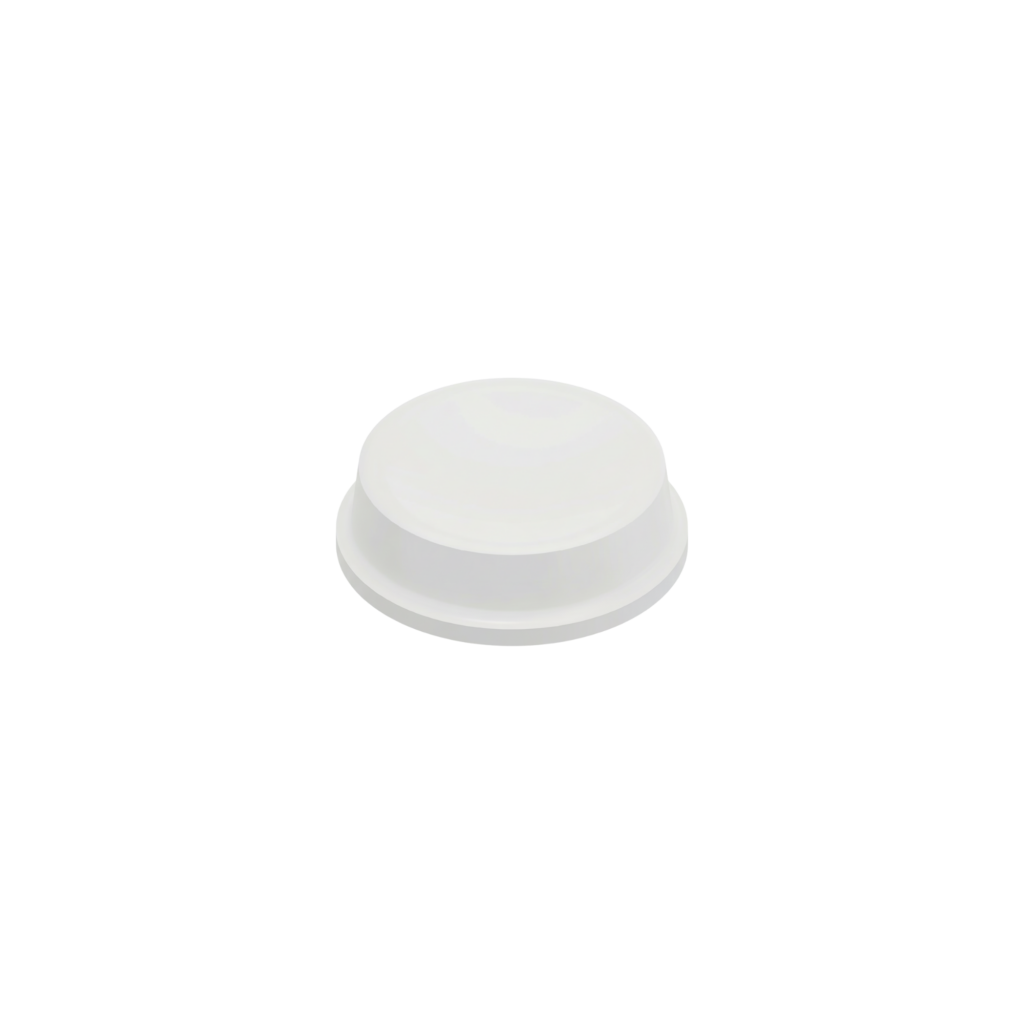 Recessed Self-Adhesive Bumpers BS18 - White