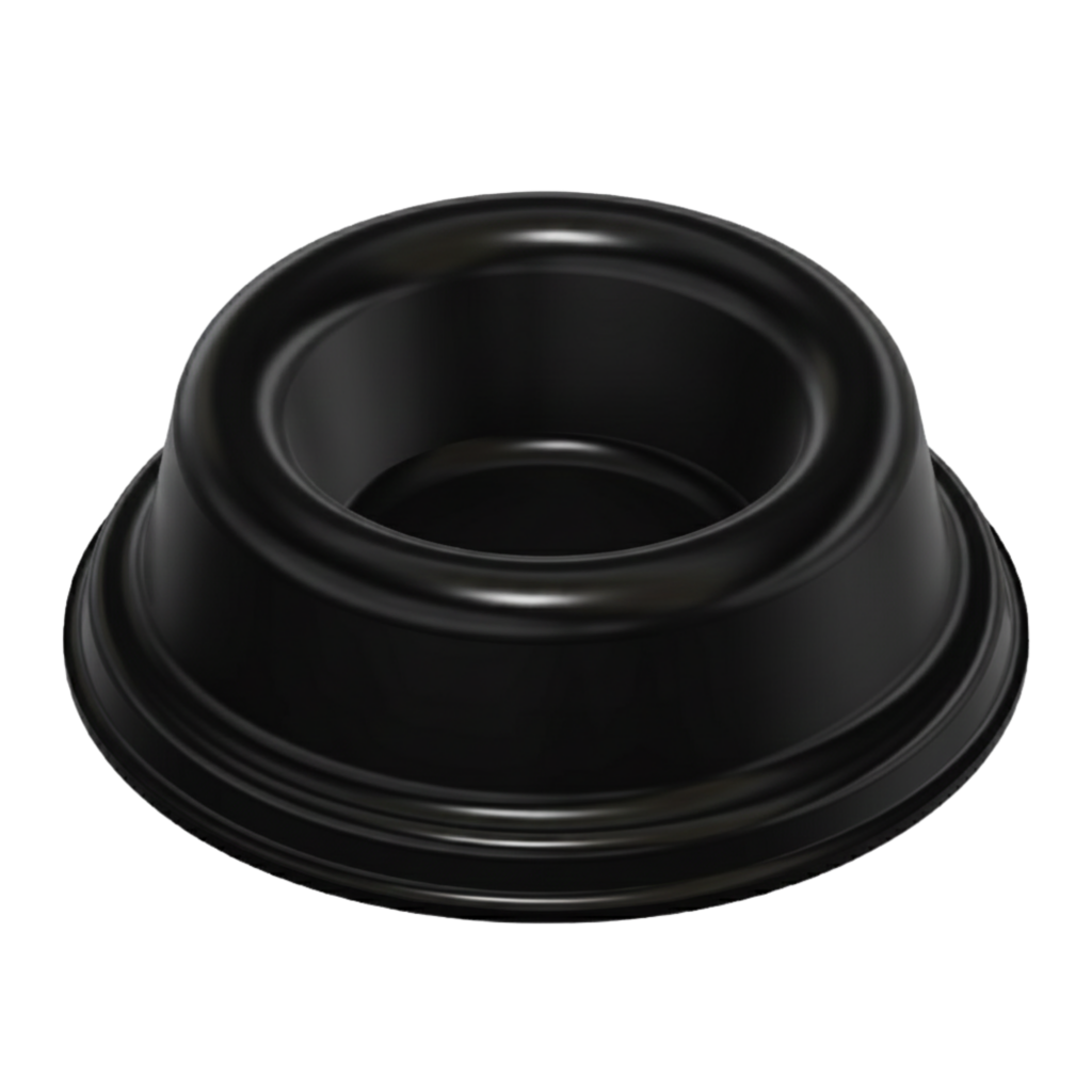 Recessed Self-Adhesive Bumpers BS30 - Black