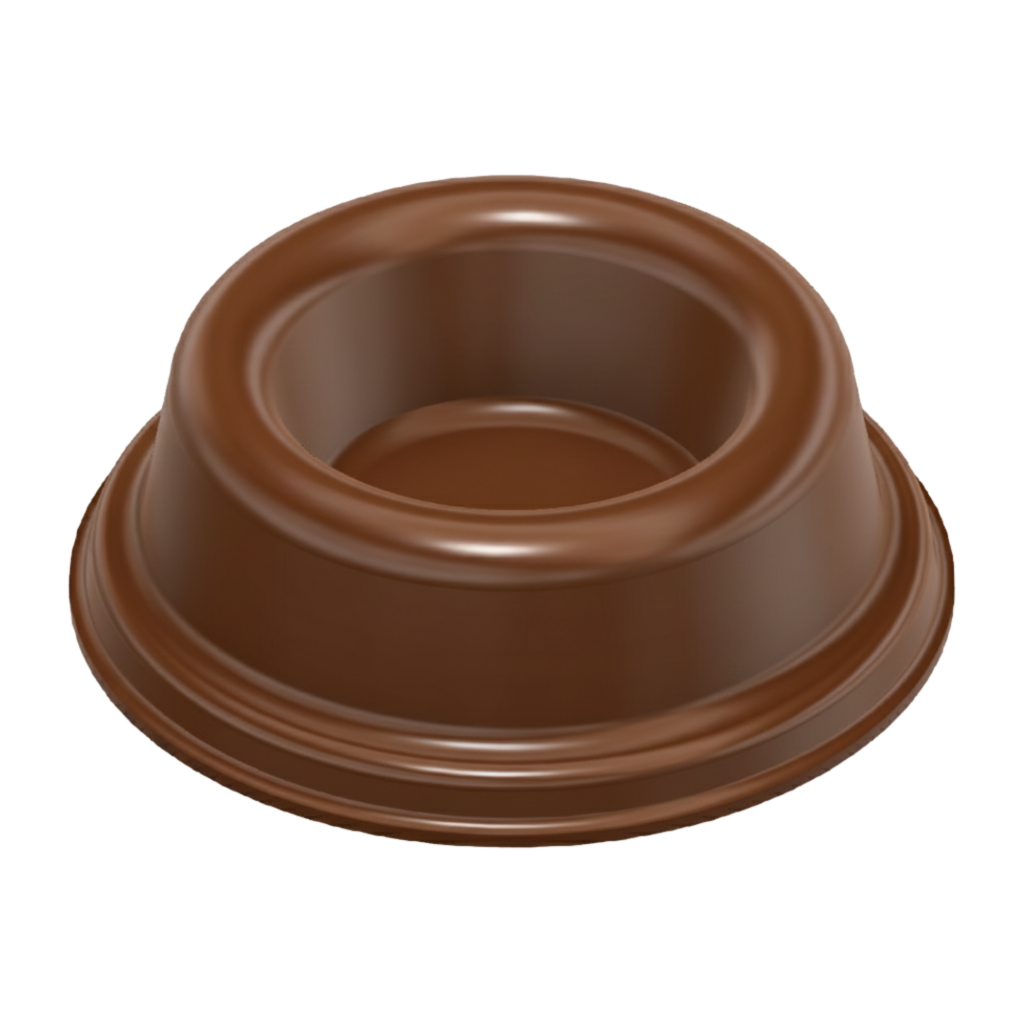 Recessed Self-Adhesive Bumpers BS30 - Brown