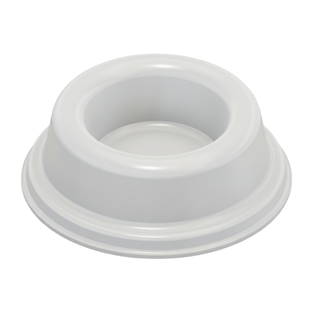 Recessed Self-Adhesive Bumpers BS30 - White