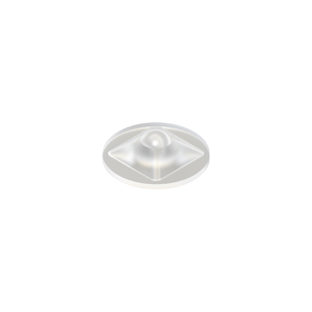 Butées adhésives souples pour placards BS33SD - Transparent