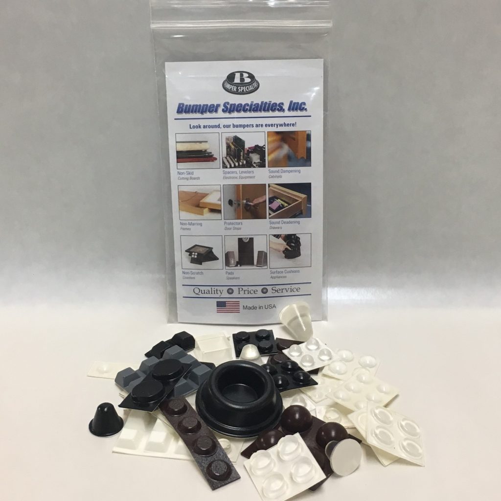 SelfAdhesive Rubber Bumper Pads Variety Combo Pack Bumper Specialties