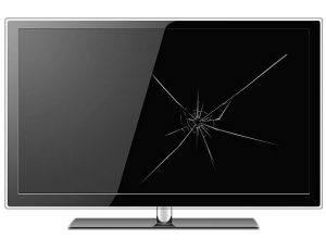 Cracked TV