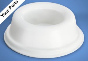 Custom Self-Adhesive Bumper Stop - White BS30