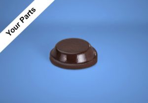 Custom Self-Adhesive Bumper Foot - Brown BS01