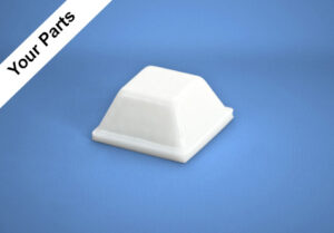 Custom Adhesive-Back Bumper Pad - White BS03
