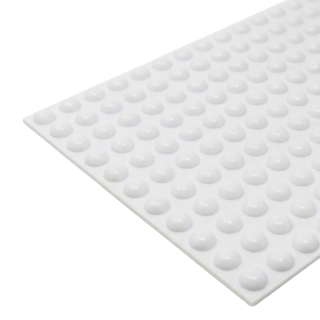 BS-02 White Self-Adhesive Bumper Pad