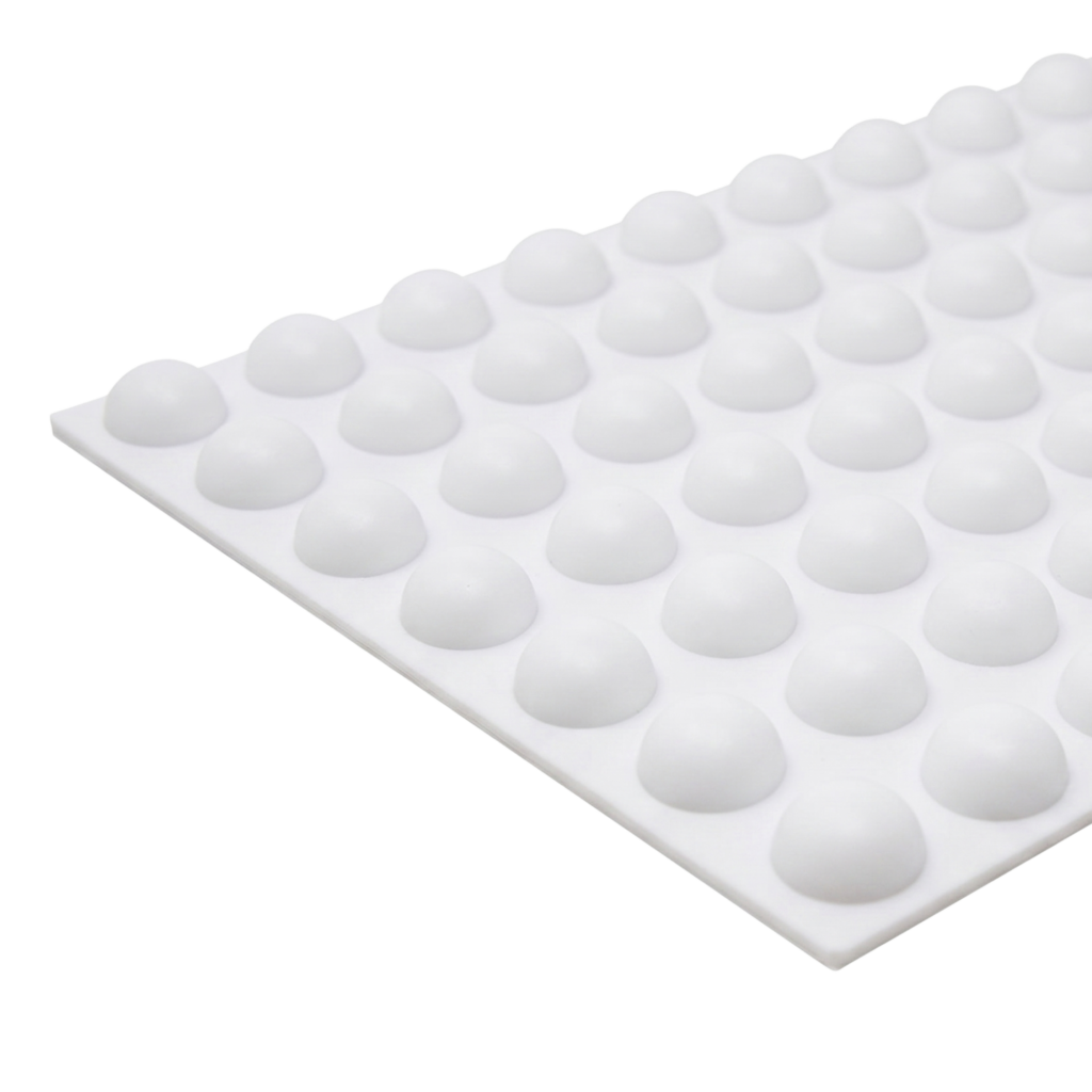 BS-08 White Self-Adhesive Bumper Pad