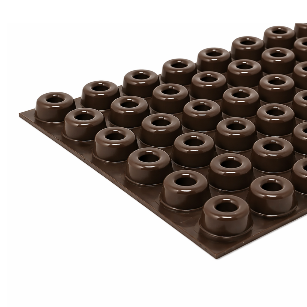 BS-17 Brown Self-Adhesive Bumper Pad