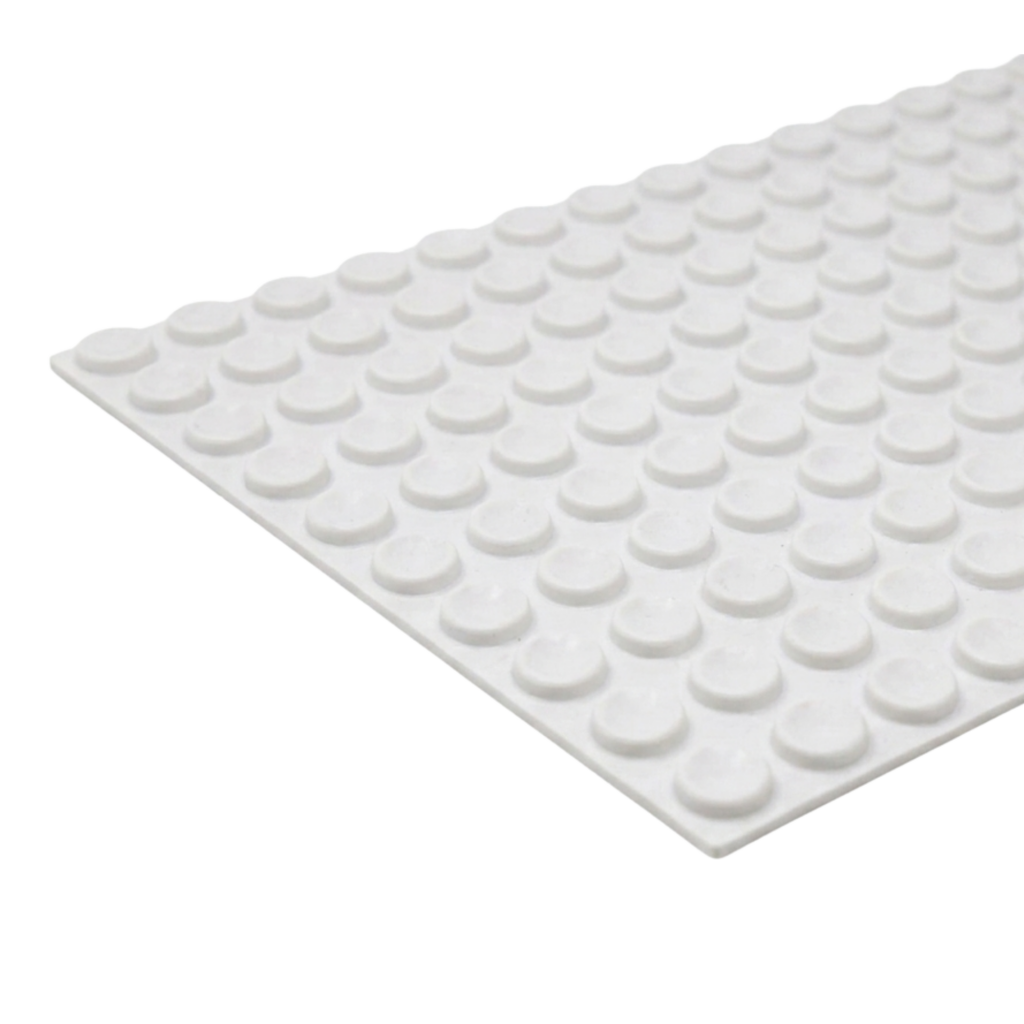 BS-18 White Self-Adhesive Bumper Pad