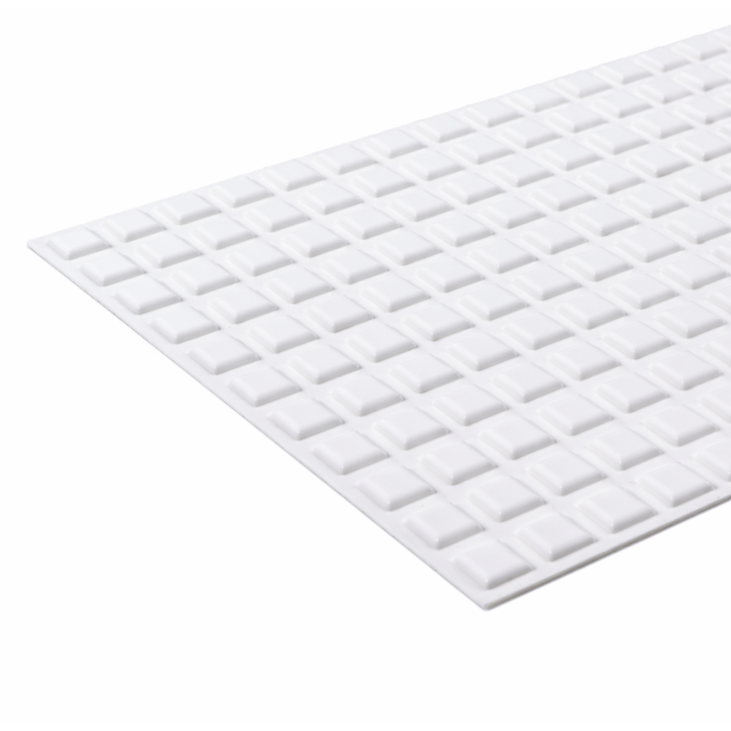 BS-20 White Self-Adhesive Bumper Pad