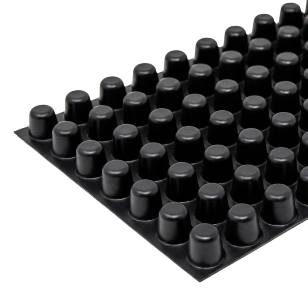 Almohadilla tope autoadhesiva negra BS-28