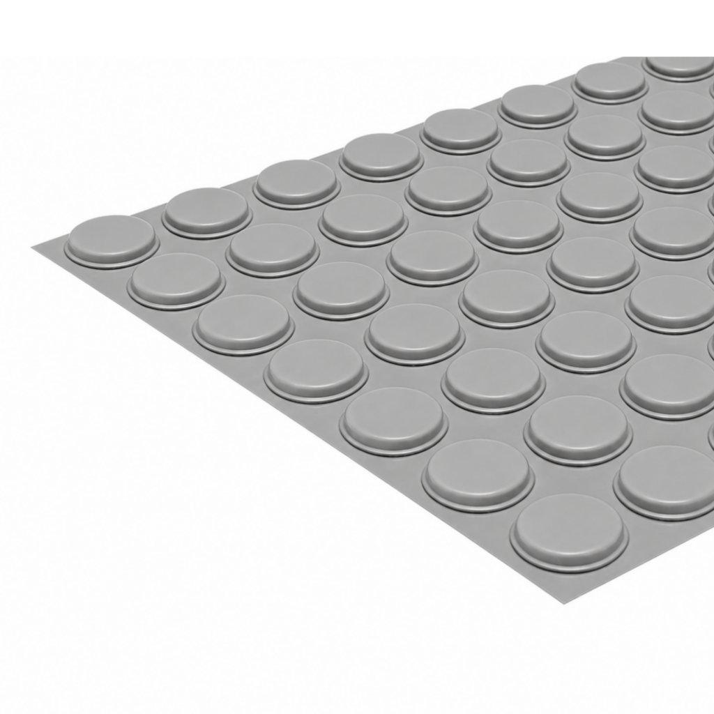 BS-44 Gray Self-Adhesive Bumper Pad