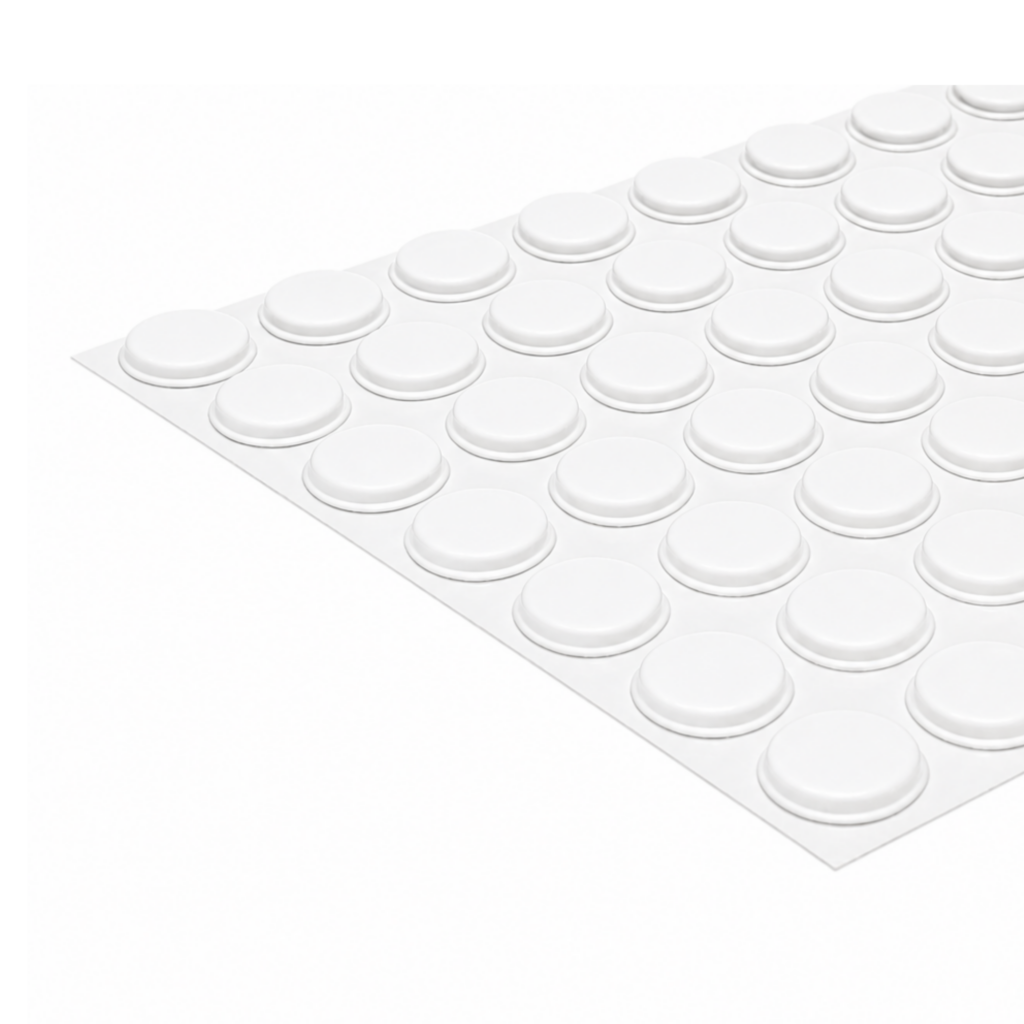 BS-44 White Self-Adhesive Bumper Pad